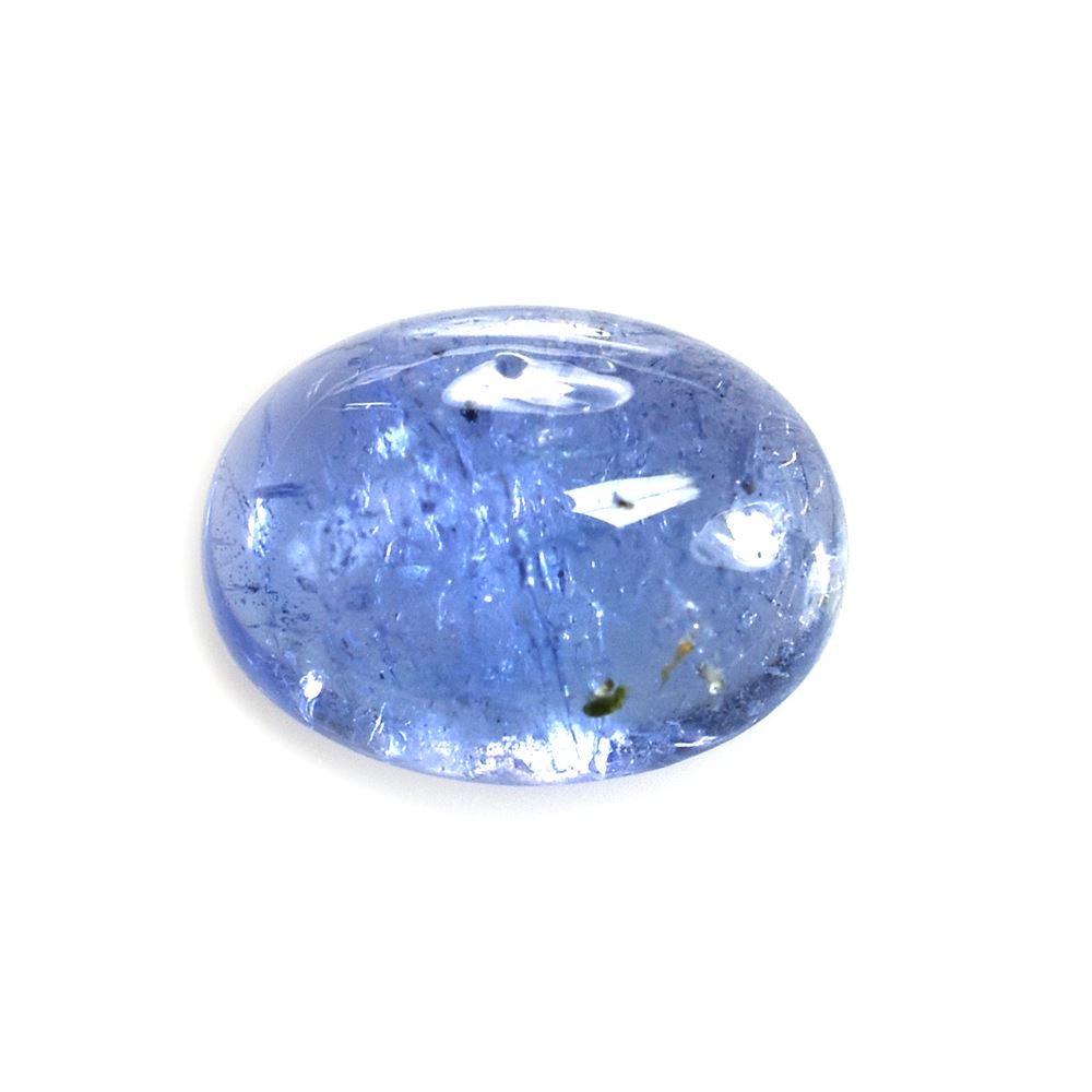 MILKY TANZANITE PLAIN OVAL CAB (SEMI MILKY) 8X6MM 1.45 Cts.