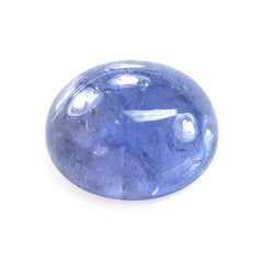 MILKY TANZANITE PLAIN OVAL CAB (SEMI MILKY) 8X6MM 3.19 Cts.