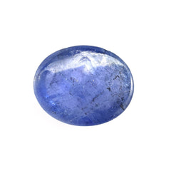 MILKY TANZANITE PLAIN OVAL CAB (SEMI MILKY) 10X8MM 3.15 Cts.