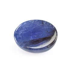 MILKY TANZANITE PLAIN OVAL CAB (VERY MILKY) 10X8MM 3.25 Cts.