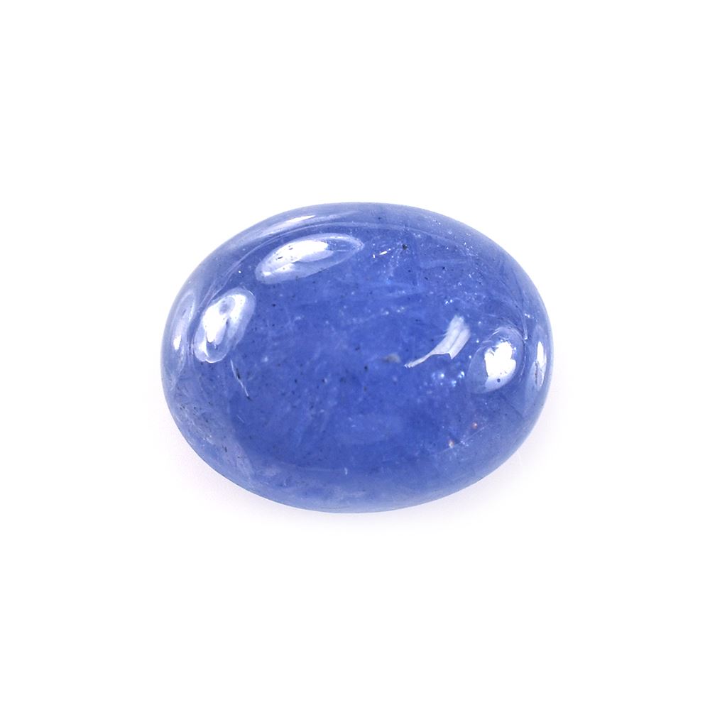 MILKY TANZANITE PLAIN OVAL CAB 10X8MM 2.99 Cts.