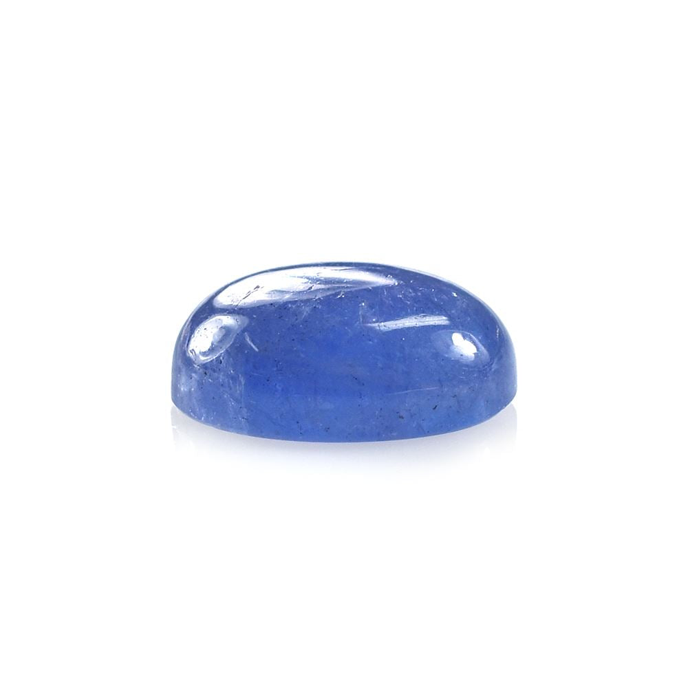 MILKY TANZANITE PLAIN OVAL CAB 10X8MM 2.99 Cts.