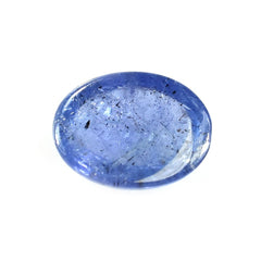 MILKY TANZANITE PLAIN OVAL CAB (SEMI MILKY) 9X7MM 2.08 Cts.