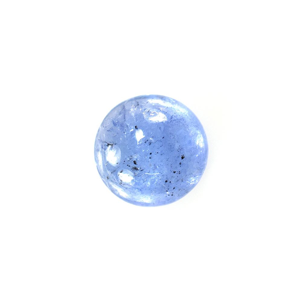 MILKY TANZANITE PLAIN ROUND CAB (SEMI MILKY) 6MM 0.99 Cts.