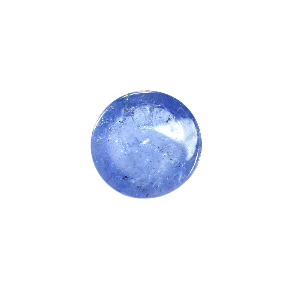 MILKY TANZANITE PLAIN ROUND CAB (SEMI MILKY) 6MM 0.99 Cts.