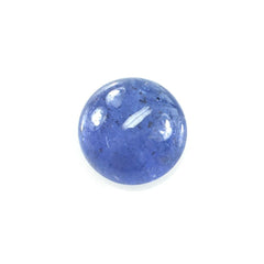 MILKY TANZANITE PLAIN ROUND CAB (VERY MILKY) 7MM 1.58 Cts.