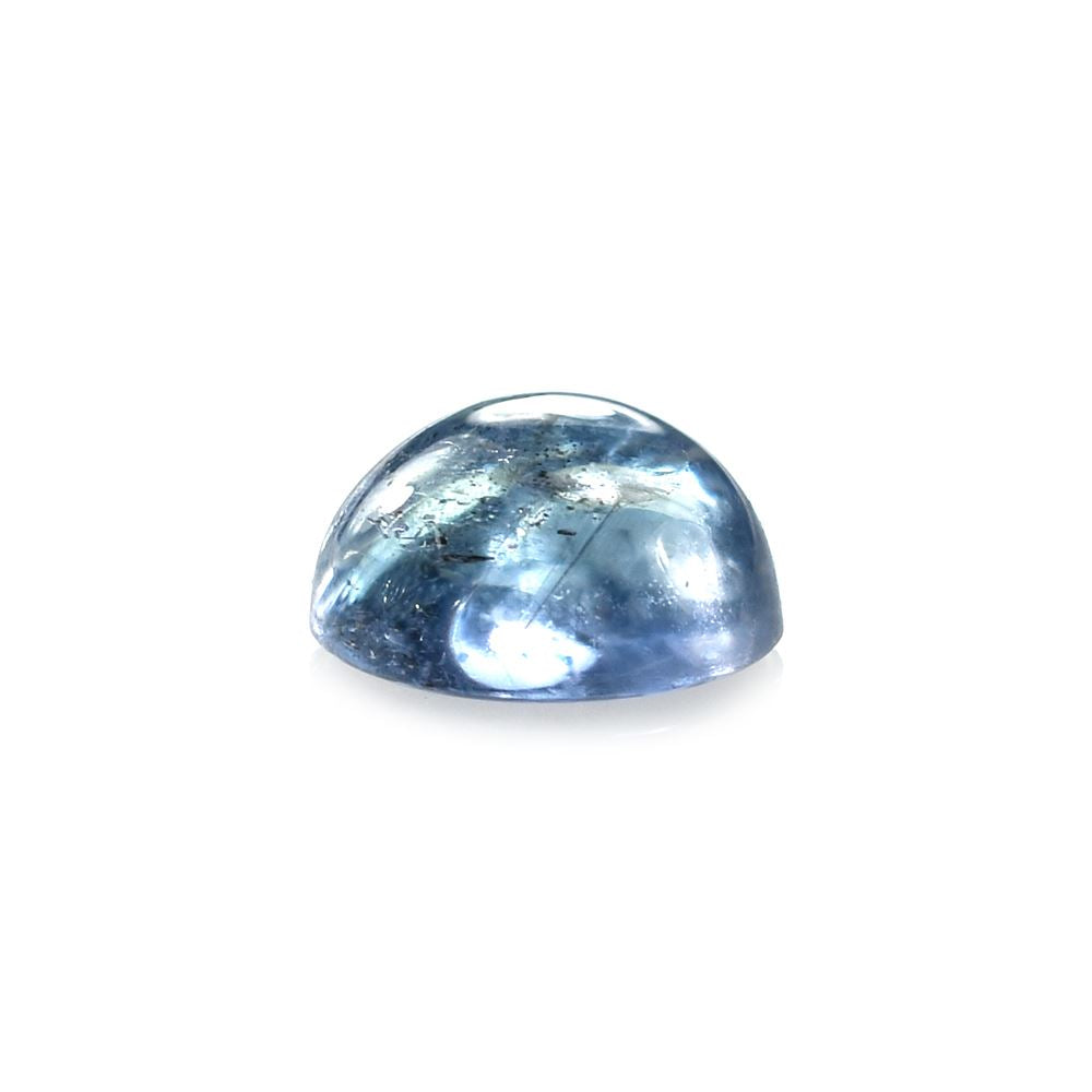 MILKY TANZANITE PLAIN ROUND CAB (SEMI MILKY) 7MM 1.5 Cts.