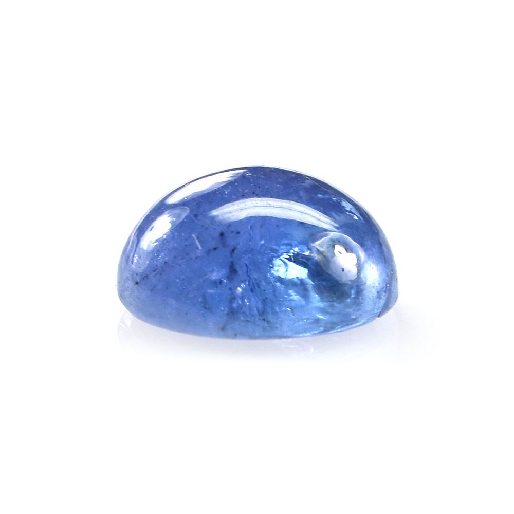 MILKY TANZANITE PLAIN ROUND CAB (SEMI MILKY) 8MM 2.42 Cts.