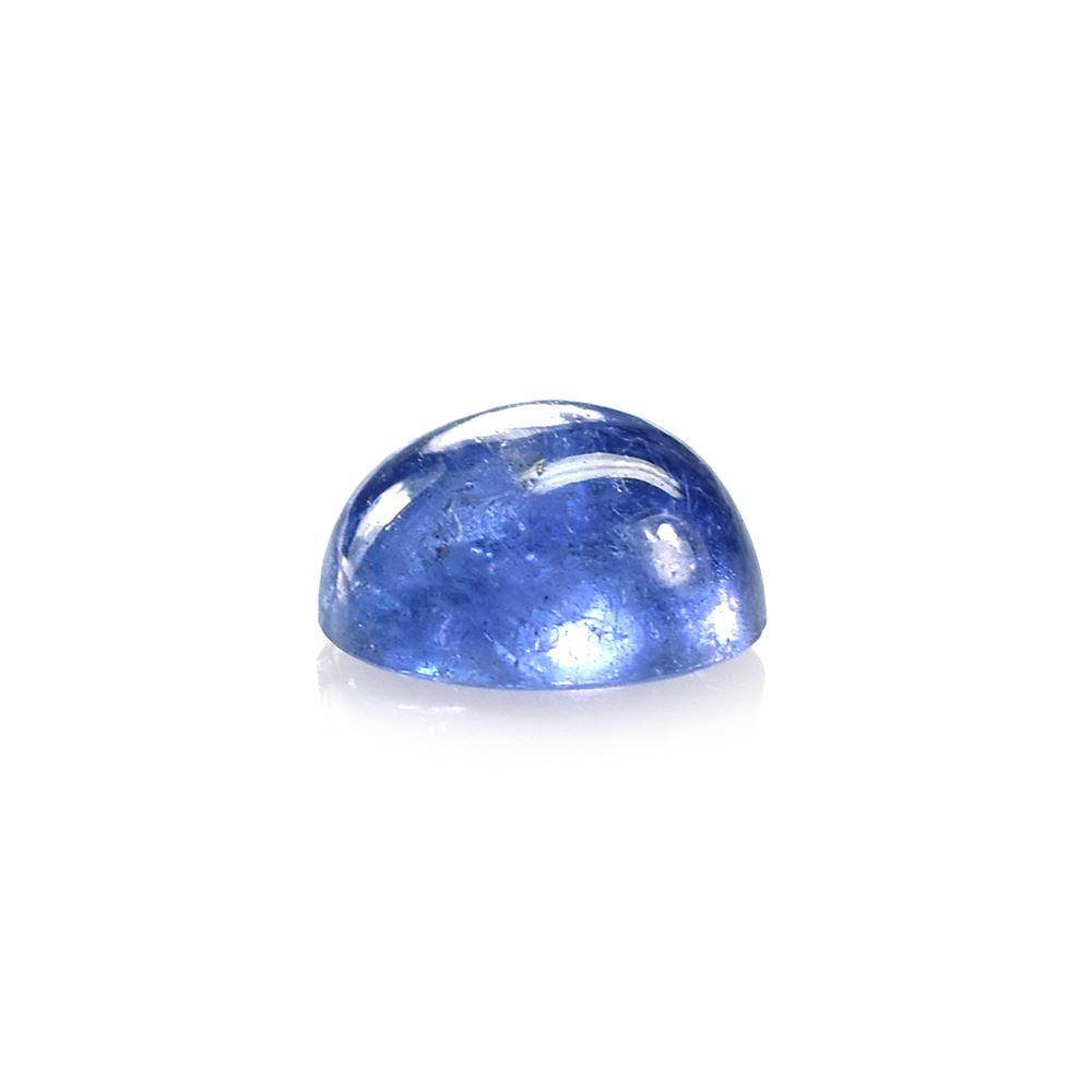 MILKY TANZANITE PLAIN ROUND CAB (SEMI MILKY) 7MM 1.72 Cts.