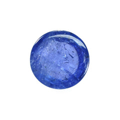 MILKY TANZANITE PLAIN ROUND CAB (SEMI MILKY) 7MM 1.72 Cts.