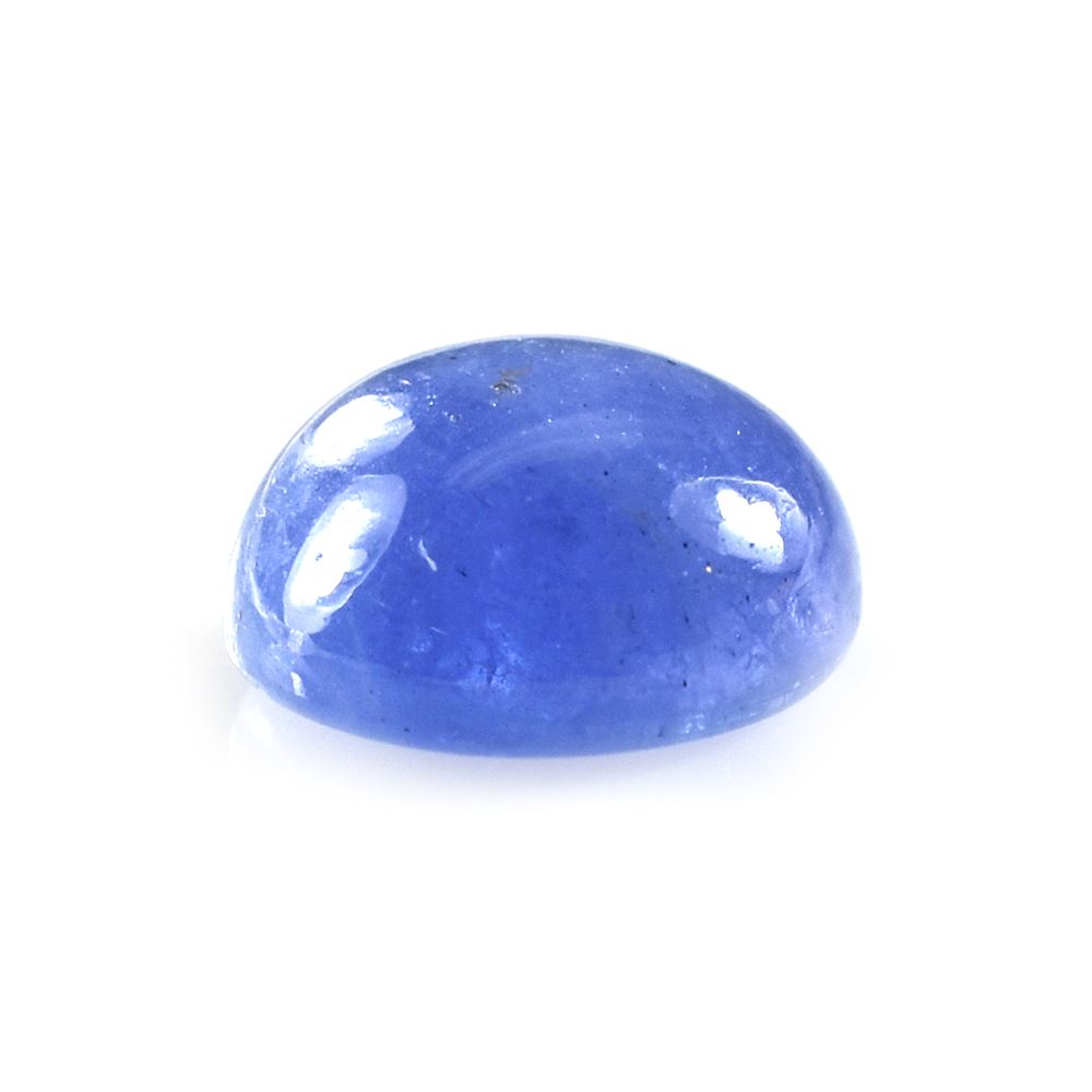 MILKY TANZANITE PLAIN ROUND CAB (VERY MILKY) 9MM 3.55 Cts.