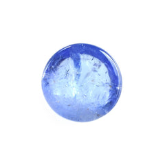 MILKY TANZANITE PLAIN ROUND CAB (SEMI MILKY) 7MM 1.64 Cts.