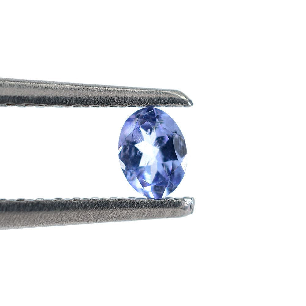 TANZANITE CUT OVAL (AA/SI) 4X3MM 0.26 Cts.