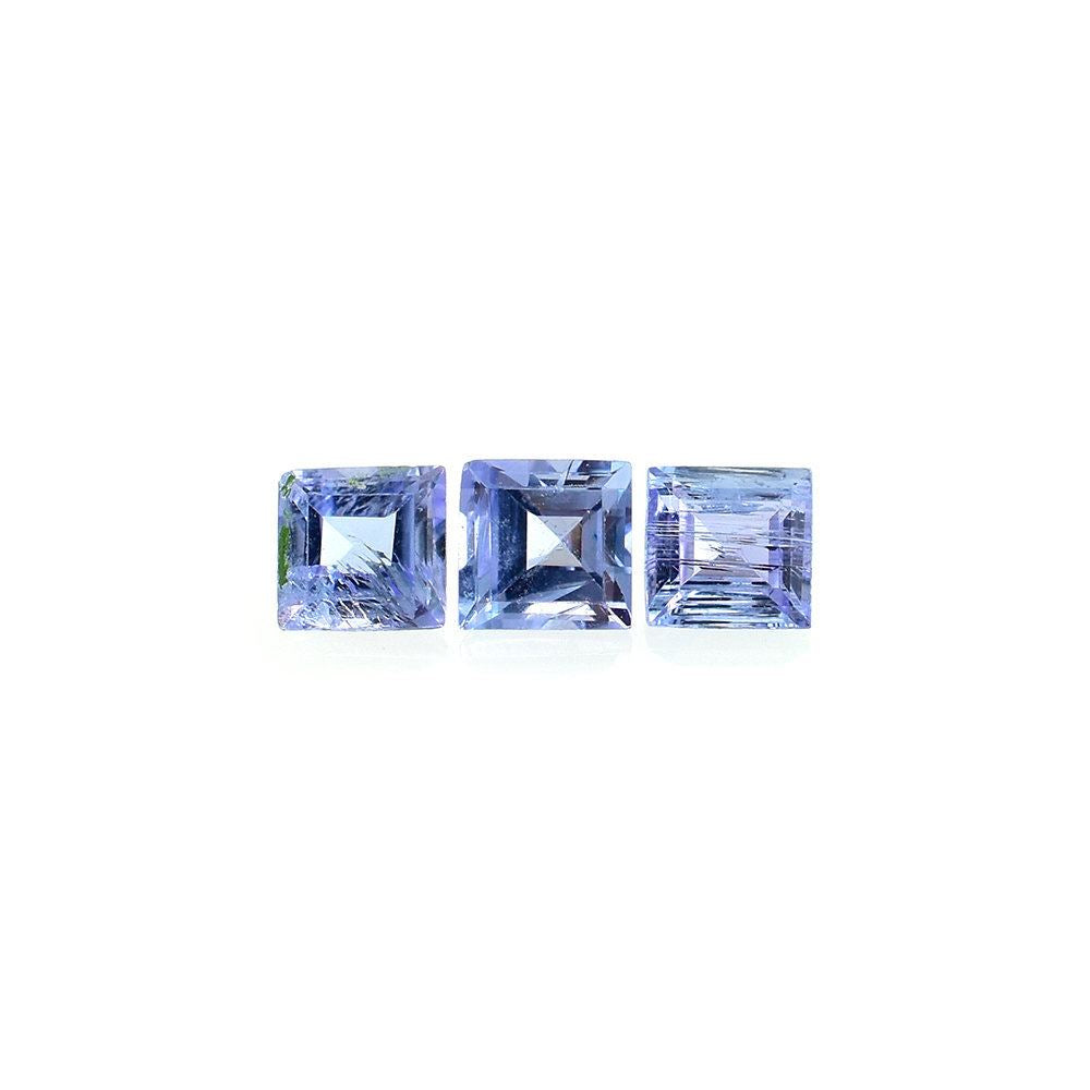TANZANITE CUT SQUARE (AA/HI) 2.75MM 0.09 Cts.