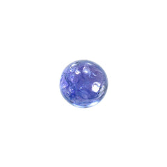 TANZANITE PLAIN ROUND CAB (MILKY/AA) 4.00MM 0.37 Cts.