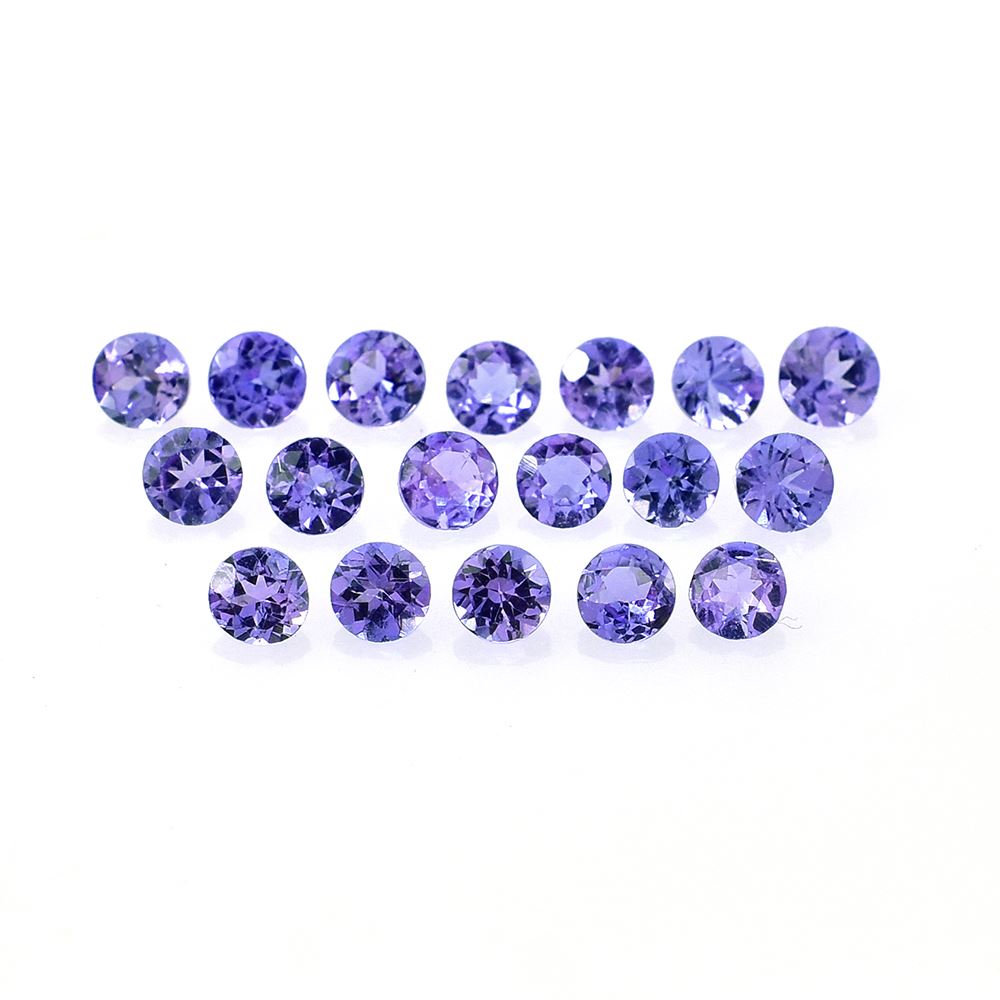 TANZANITE CUT ROUND (AAA/CLEAN) 2.50X2.50 MM 0.07 Cts.