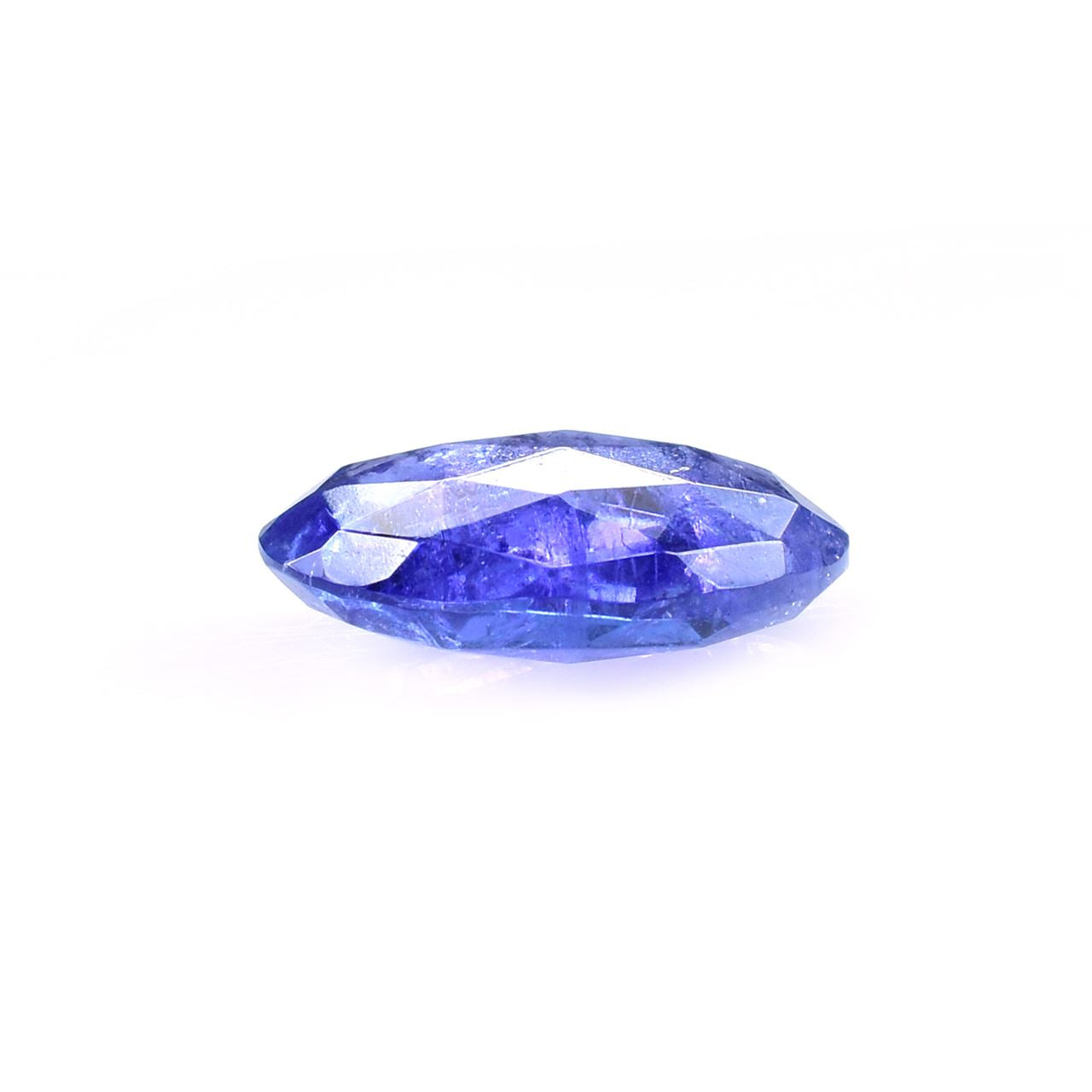 TANZANITE (MILKY) ROSE CUT BRIOLETTE OVAL (AA)(SEMI MILKY) 14.00X10.00 MM 5.55 Cts.