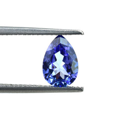 TANZANITE CUT PEAR (AA)(SI)(WINDOW) 9.00X6.00 MM 1.14 Cts.