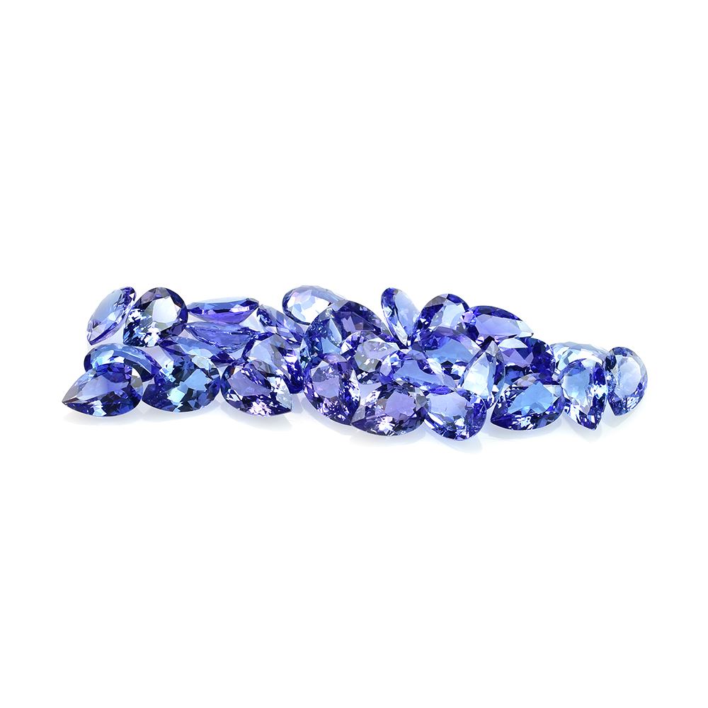 TANZANITE CUT PEAR (AA)(SI)(WINDOW) 9.00X6.00 MM 1.14 Cts.