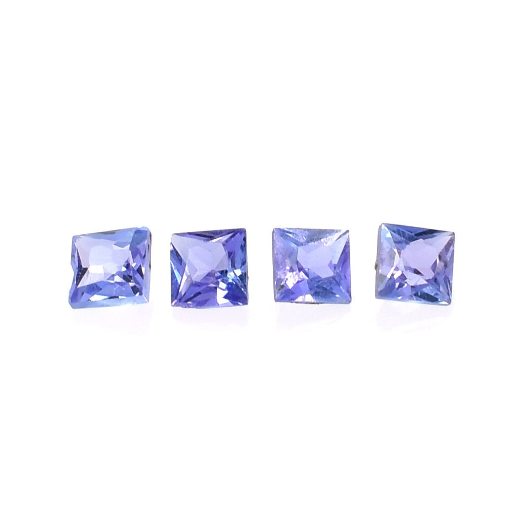 TANZANITE PRINCESS CUT SQUARE (AAA) 1.50X1.50 MM 0.05 Cts.
