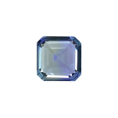 TANZANITE STEP CUT ON TOP AND CONCAVE CUT BOTTOM OCTAGON (BIO)(CLEAN) 5.50X5.50 MM 0.85 Cts.