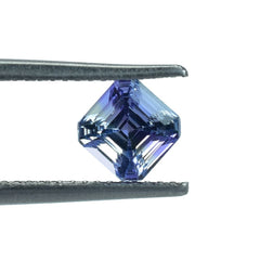 TANZANITE STEP CUT ON TOP AND CONCAVE CUT BOTTOM OCTAGON (BIO)(CLEAN) 5.50X5.50 MM 0.85 Cts.
