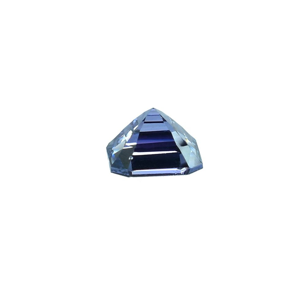TANZANITE STEP CUT ON TOP AND CONCAVE CUT BOTTOM OCTAGON (BIO)(CLEAN) 5.00X5.00 MM 0.68 Cts.