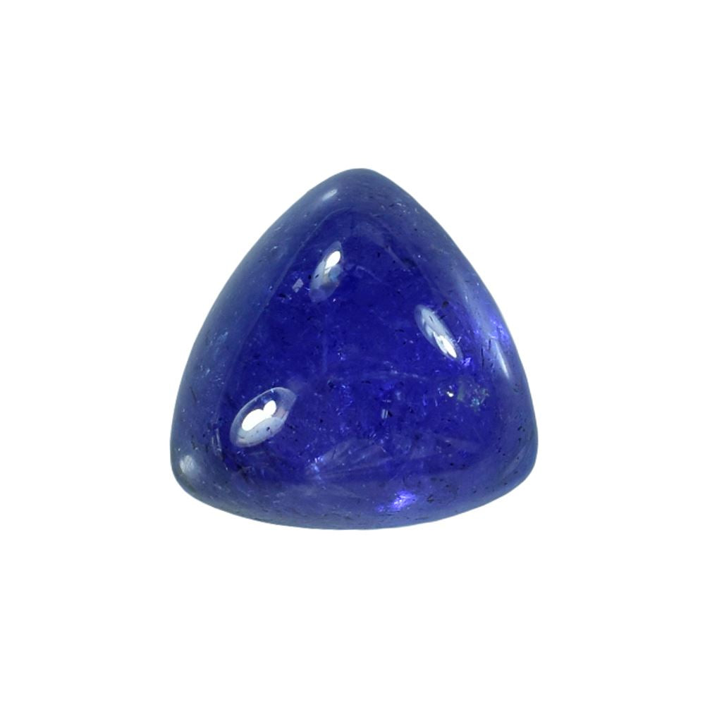 TANZANITE CAB TRILLION (MILKY)(AAA) 12.00X12.00 MM 9.38 Cts.