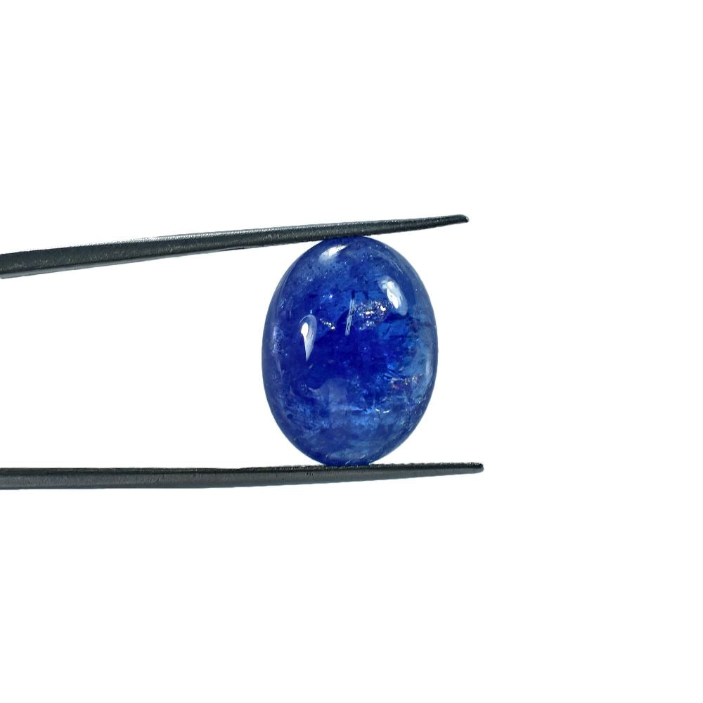 TANZANITE CAB OVAL (MILKY)(AAA) 18.00X14.00 MM 15.70 Cts.