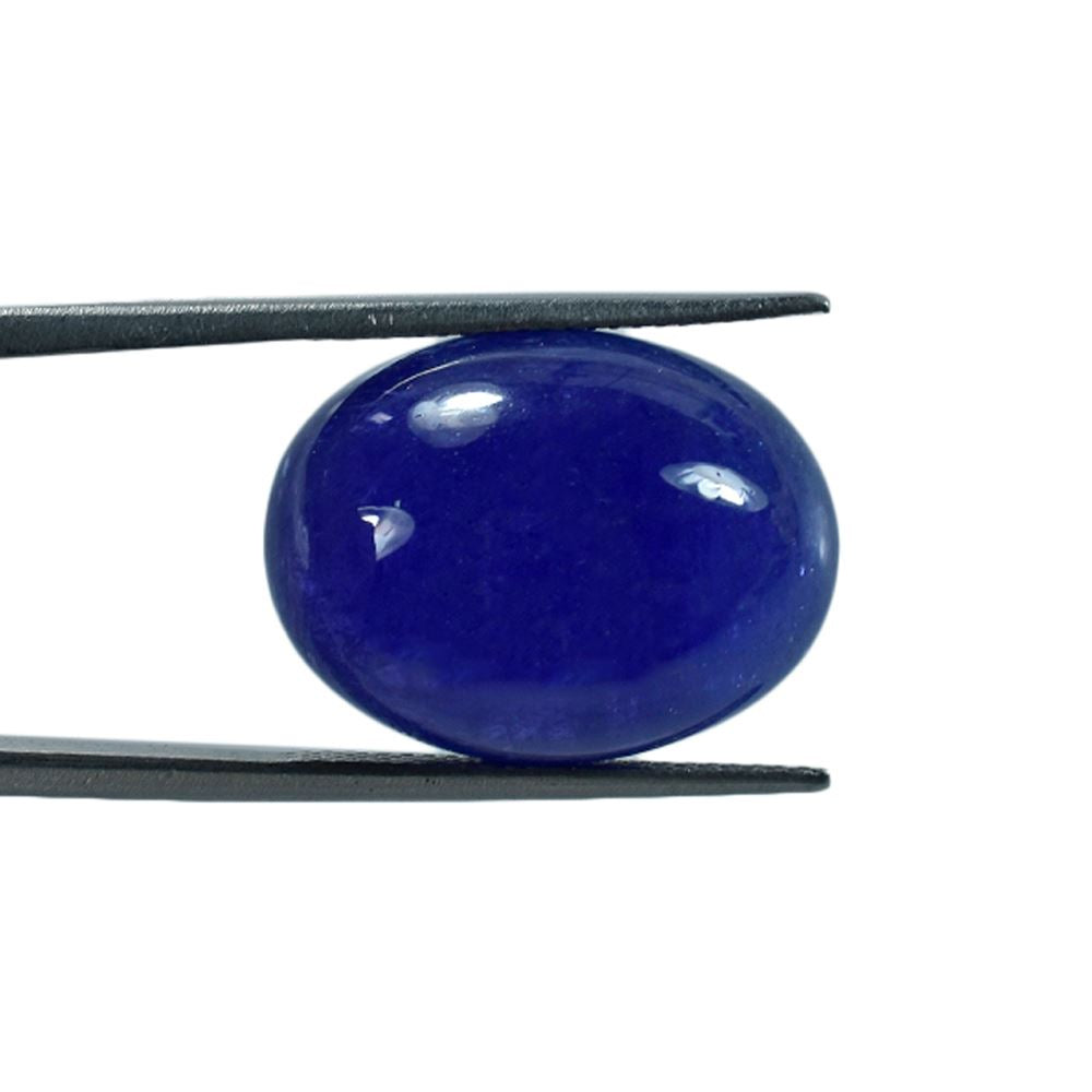 TANZANITE CAB OVAL (MILKY)(AAA) 20.00X15.00 MM 23.80 Cts.