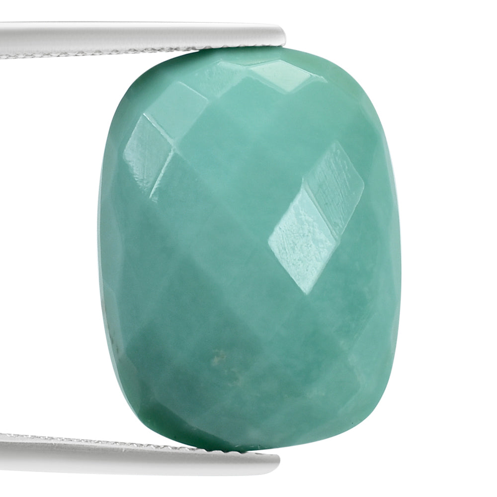 TURQUOISE CHECKER CUSHION CAB 20X15MM 16.48 Cts.