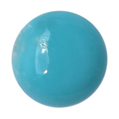 TURQUOISE LENTIL ROUND 4.00MM 0.27 Cts.
