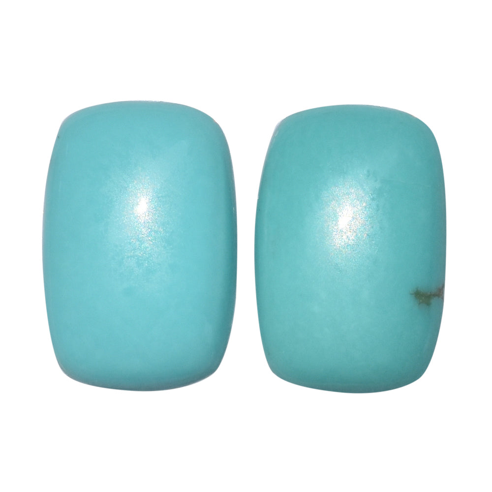 NATURAL TURQUOISE CUSHION CAB 18X12MM 7.87 Cts.