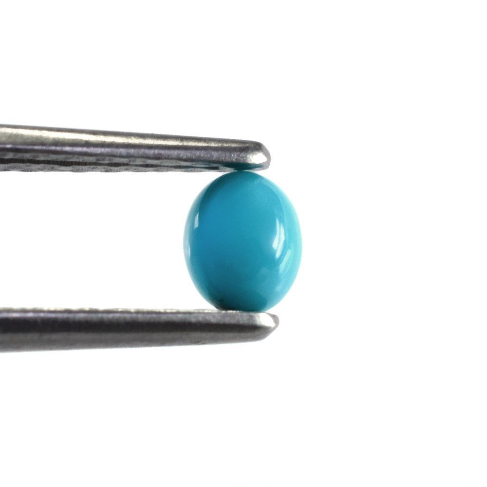 TURQUOISE OVAL CAB 5X3MM 0.35 Cts.