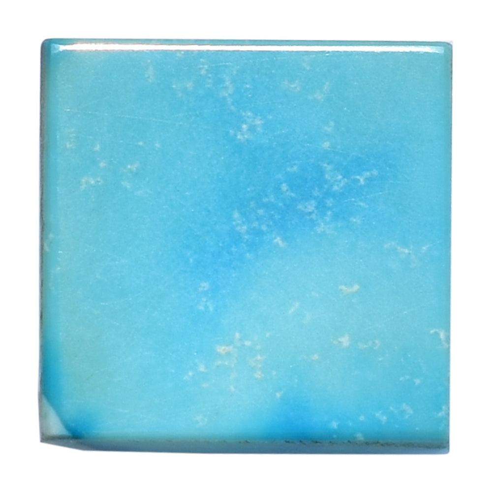 NATURAL TURQUOISE SQUARE CAB 13.50MM 11.90 Cts.