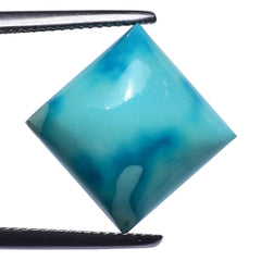 NATURAL TURQUOISE SQUARE CAB 13.50MM 11.90 Cts.