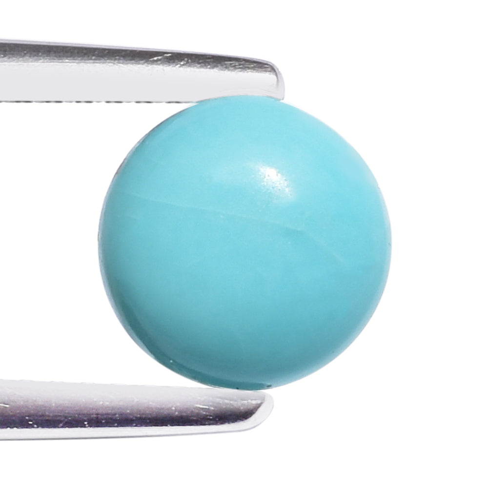 TURQUOISE ROUND CAB 8MM 1.57 Cts.