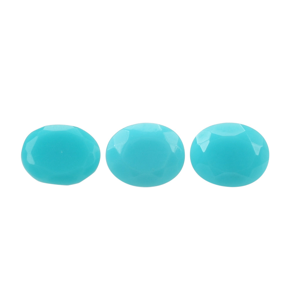 TURQUOISE CUT OVAL 5X4MM 0.27 Cts.