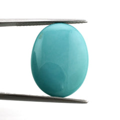 TURQUOISE LENTIL OVAL 20X15MM 13.18 Cts.