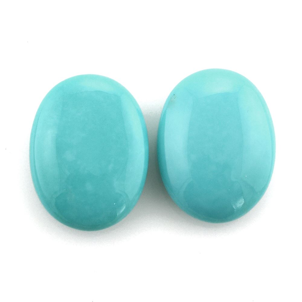 TURQUOISE LENTIL OVAL 20X15MM 13.18 Cts.