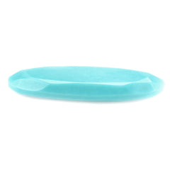 NATURAL TURQUOISE BOTH SIDE TABLE CUT OVAL 29X10MM 9.25 Cts.