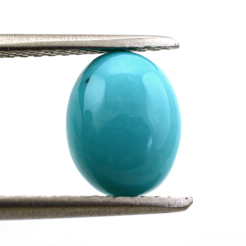 TURQUOISE OVAL CAB 9X7MM 1.67 Cts.