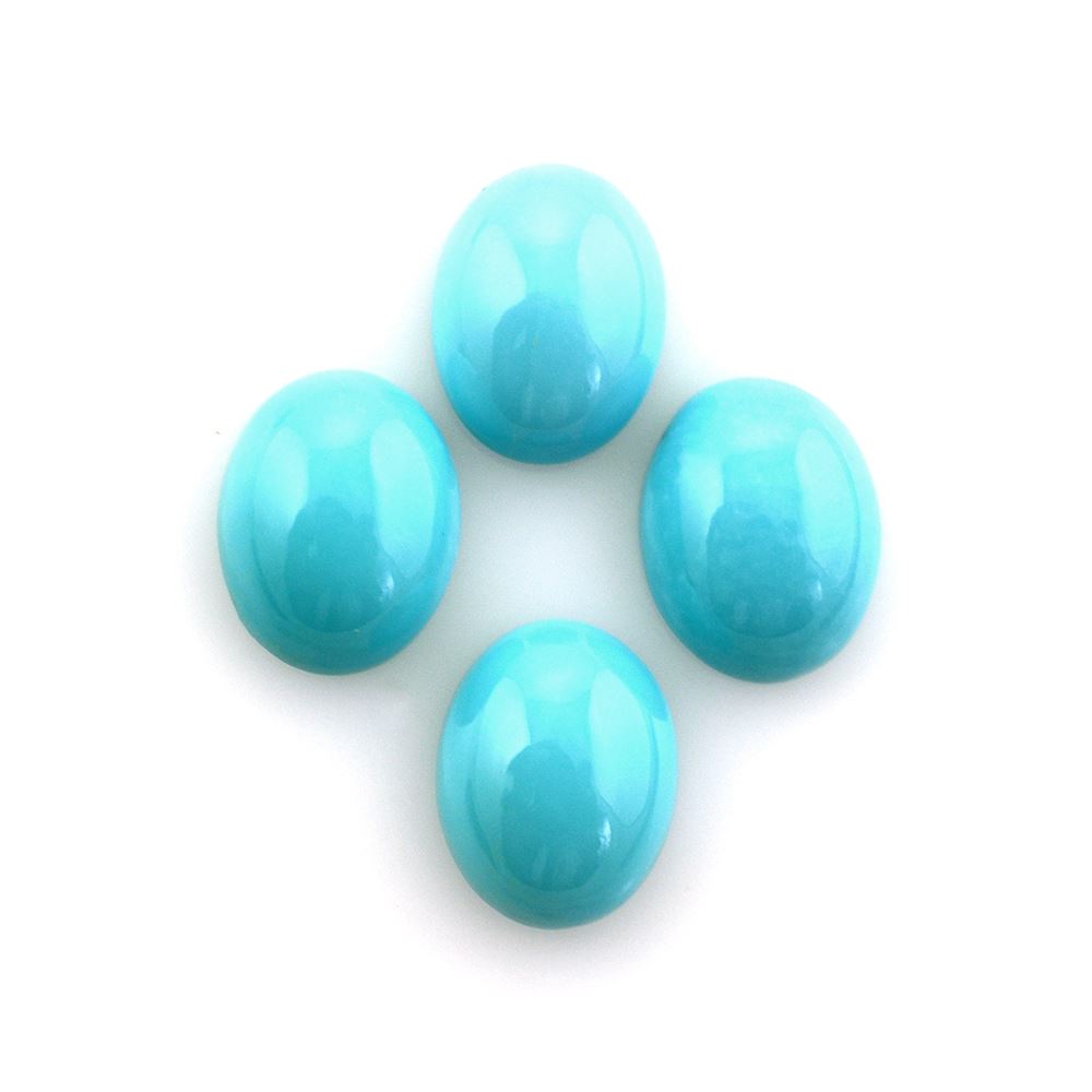 TURQUOISE OVAL CAB 9X7MM 1.67 Cts.