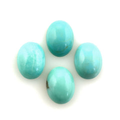 TURQUOISE OVAL CAB 8X6MM 1.19 Cts.