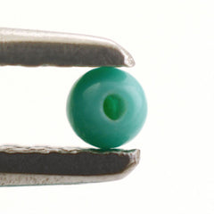 TURQUOISE PLAIN BALL'S (0.50MM HALF DRILL) 2MM 0.07 Cts.