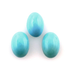 TURQUOISE OVAL CAB 6X4MM 0.42 Cts.