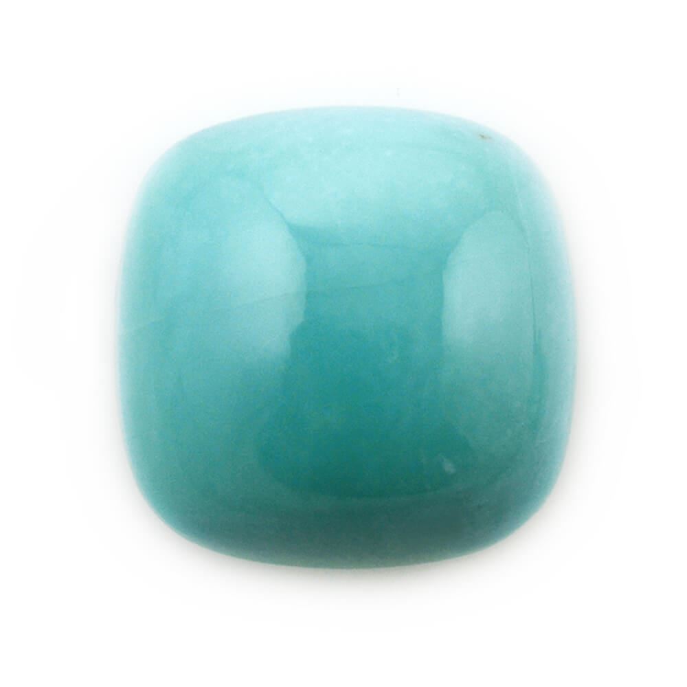 BLUE TURQUOISE CUSHION CAB (MEXICAN) 16MM 15.65 Cts.