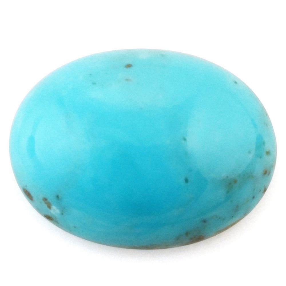 TURQUOISE OVAL CAB (MATRIX) 16X12MM 8.20 Cts.