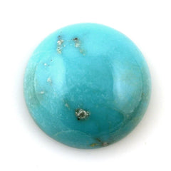 MEXICAN TURQUOISE ROUND CAB 15.50MM 12.00 Cts.