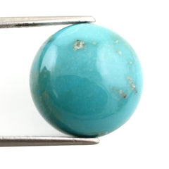MEXICAN TURQUOISE ROUND CAB 15.50MM 12.00 Cts.